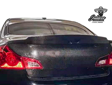 Jalisco's CF Carbon Fiber Duckbill Trunk Spoiler | Infiniti G37 Sedan & Coupe
