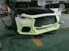 Load image into Gallery viewer, Pre-installation view of the JCF Carbon Fiber Front Bumper for Infiniti Q60.