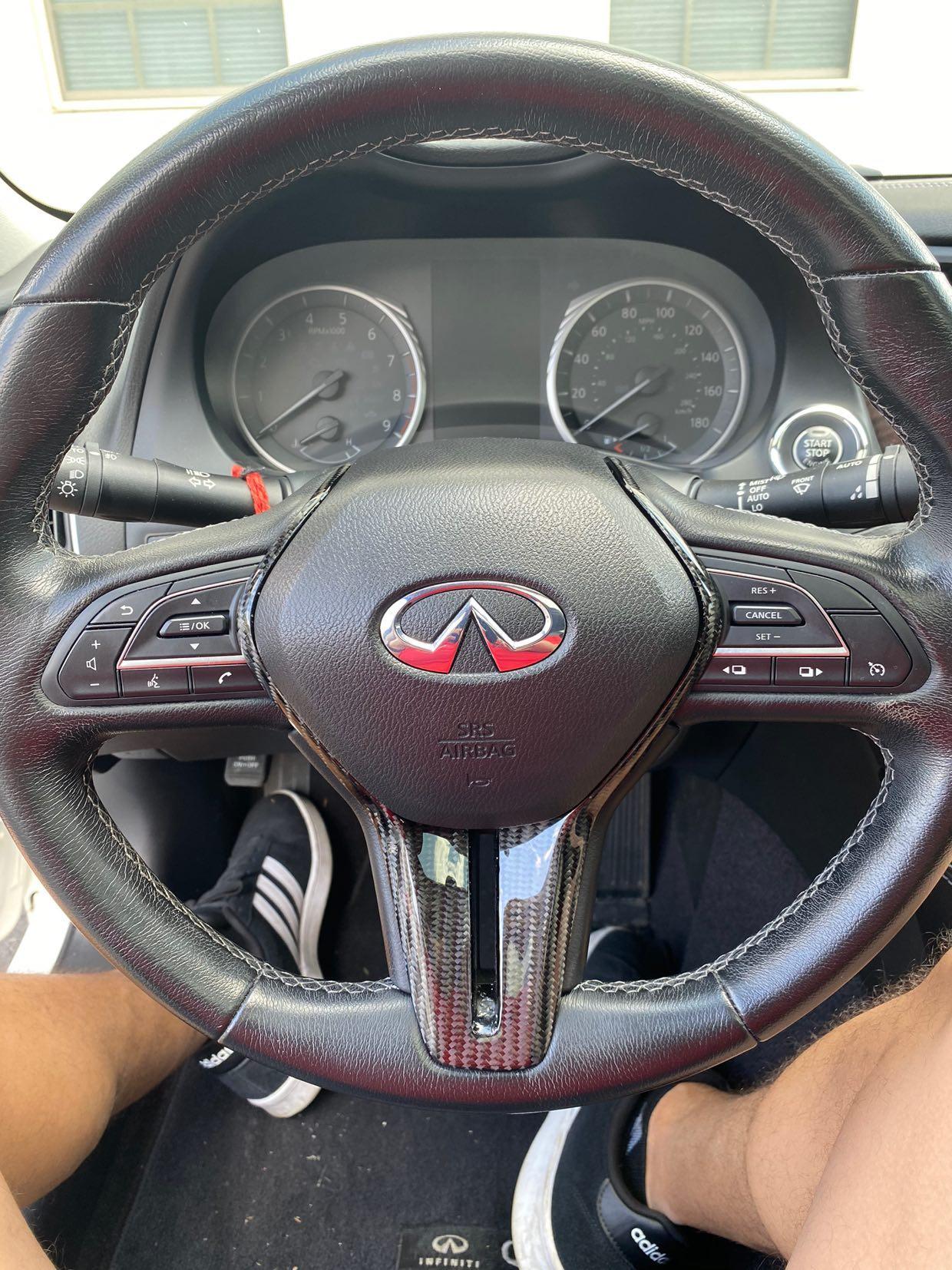 Q50 (18+) Steering Wheels Premium Carbon Fiber for Your Infiniti