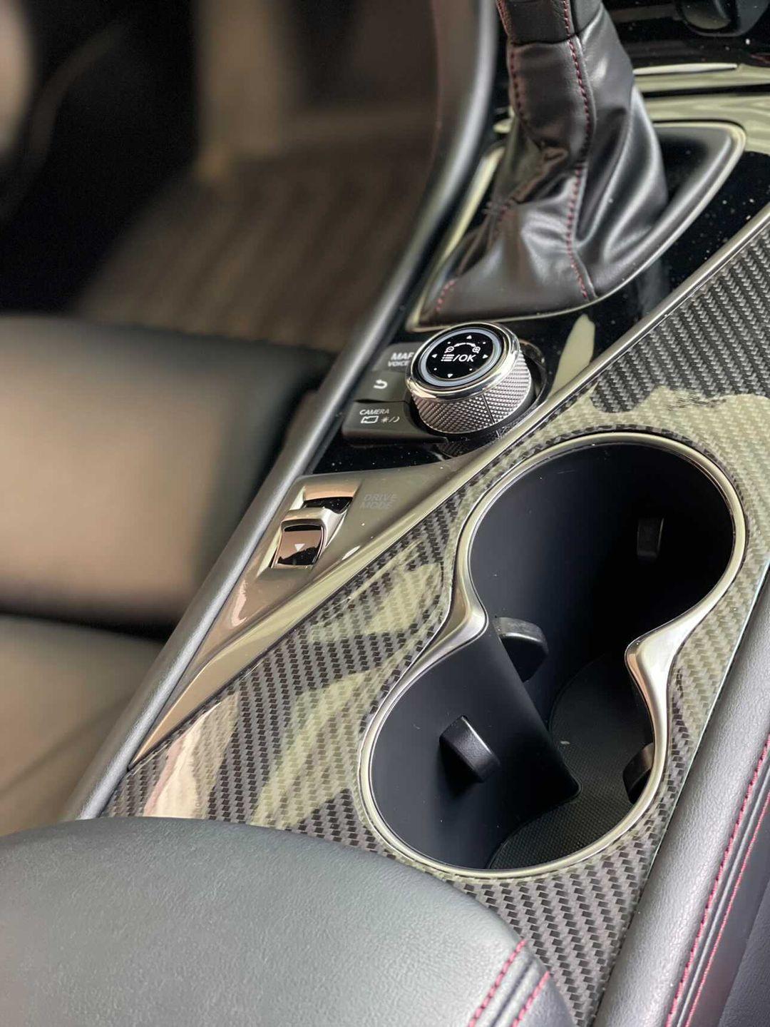 11PCS Carbon Fiber Full Interior Set Kit Cover Trim For 2014-19 Infiniti Q50 Q60 11PCS Carbon Fiber Full Interior Set Kit Cover Trim For 2014-19 Infiniti Q50 Q60