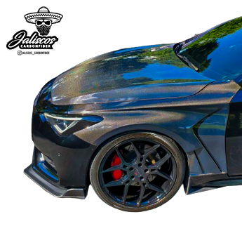JCF Carbon Fiber Fenders | Compatible with Infiniti Q60 2017+ Pre Order | Please Read Description