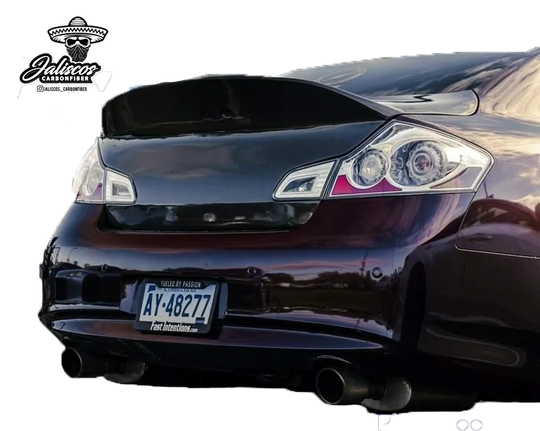 JCF G37 Carbon Fiber Trunk Replacement | Compatible with Infiniti G37 Sedan & Coupe