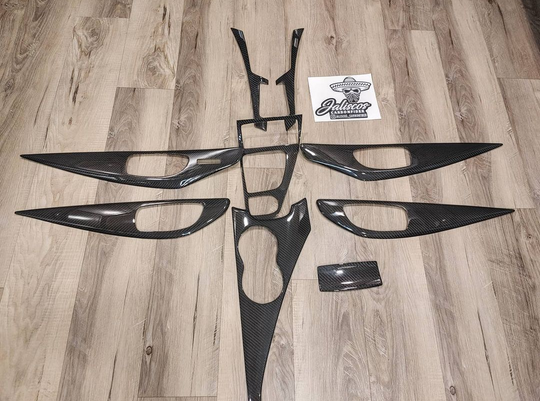 JCF Real Carbon Fiber Interior Set | Infiniti Q50 2014-23+ Overlays