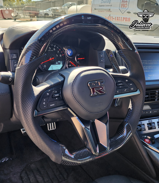 Jaliscos' CF Carbon Fiber Steering Wheel for Nissan GTR | 2017-2021