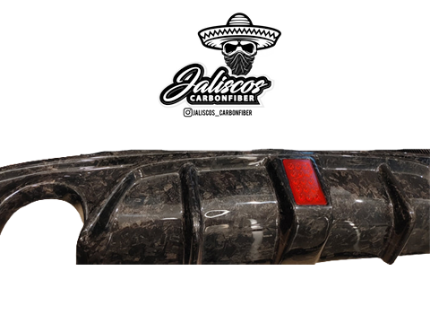 JCF Carbon Fiber Rear Diffuser | Compatible with Infiniti Q70 2015+