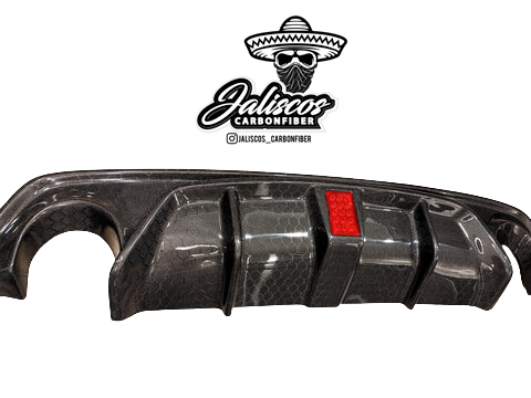 JCF Carbon Fiber Rear Diffuser | Compatible with Infiniti Q70 2015+