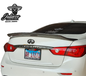 JCF Carbon Fiber V2 Duckbill Spoiler | Compatible with Infiniti Q50